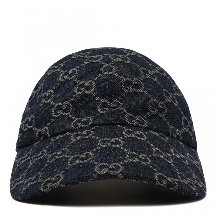 GG cotton denim baseball cap