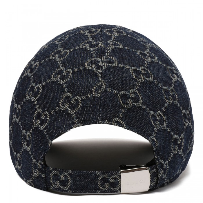 GG cotton denim baseball cap