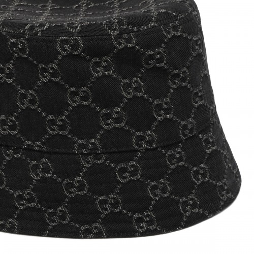 GG cotton denim bucket hat 2