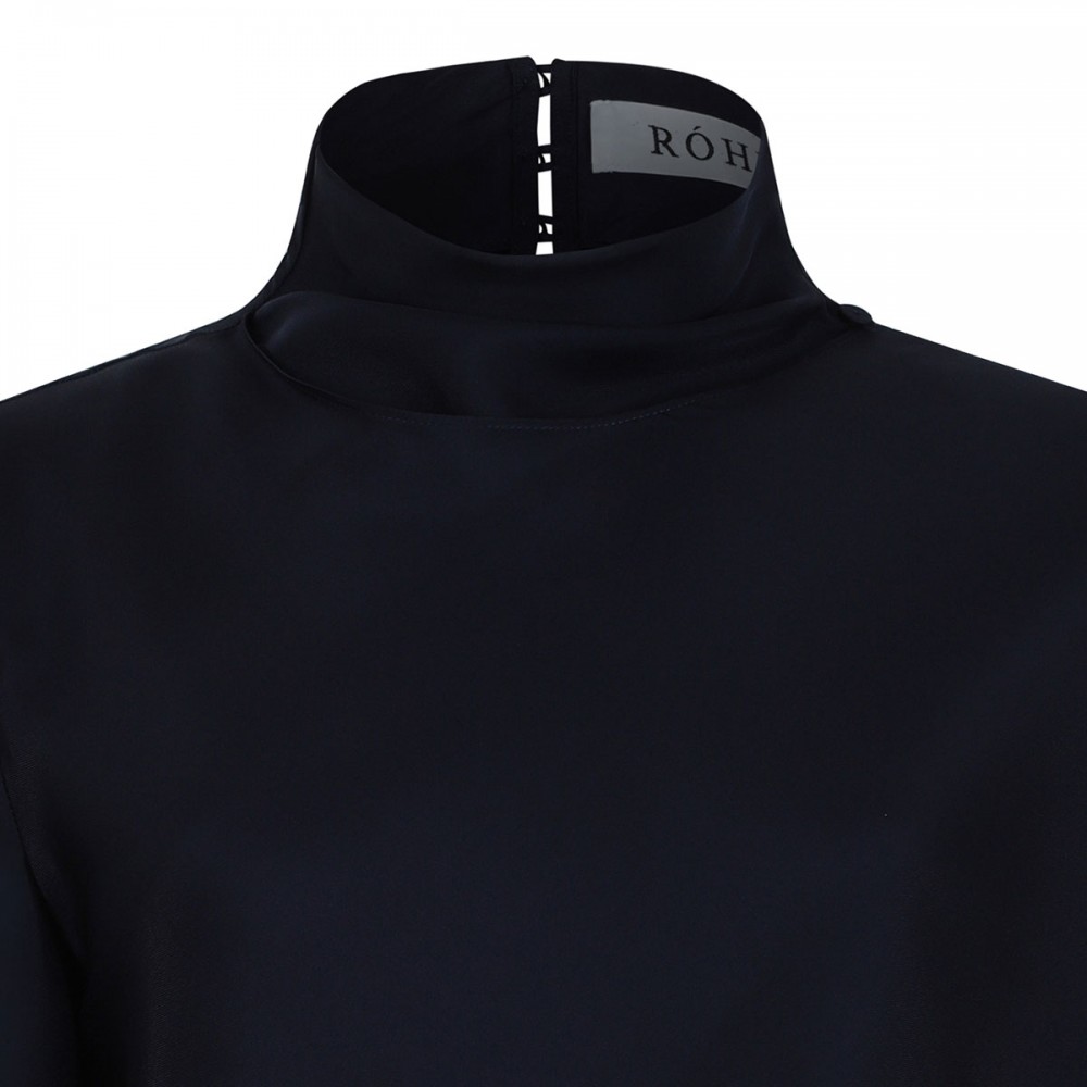 Silk foulard top