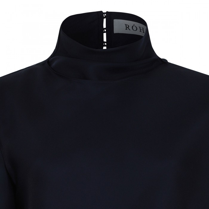Silk foulard top