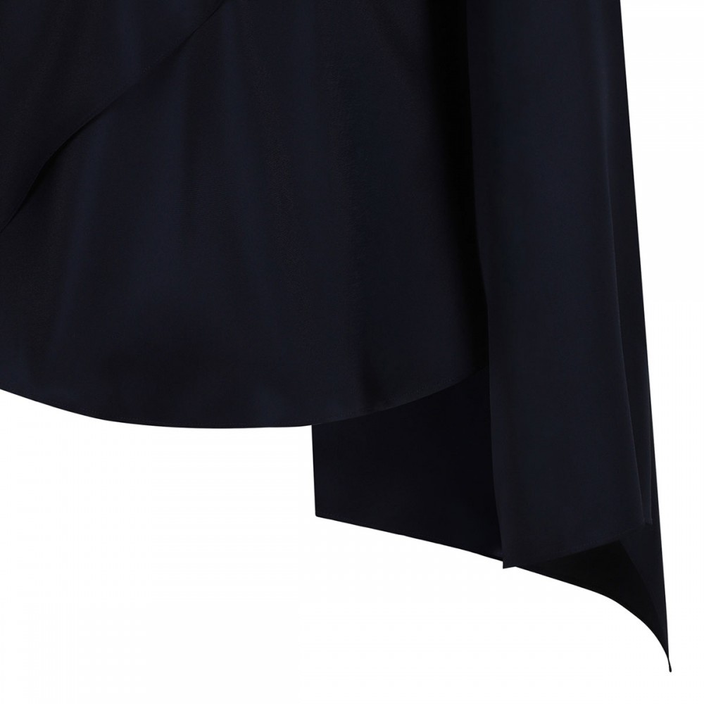 Silk foulard top
