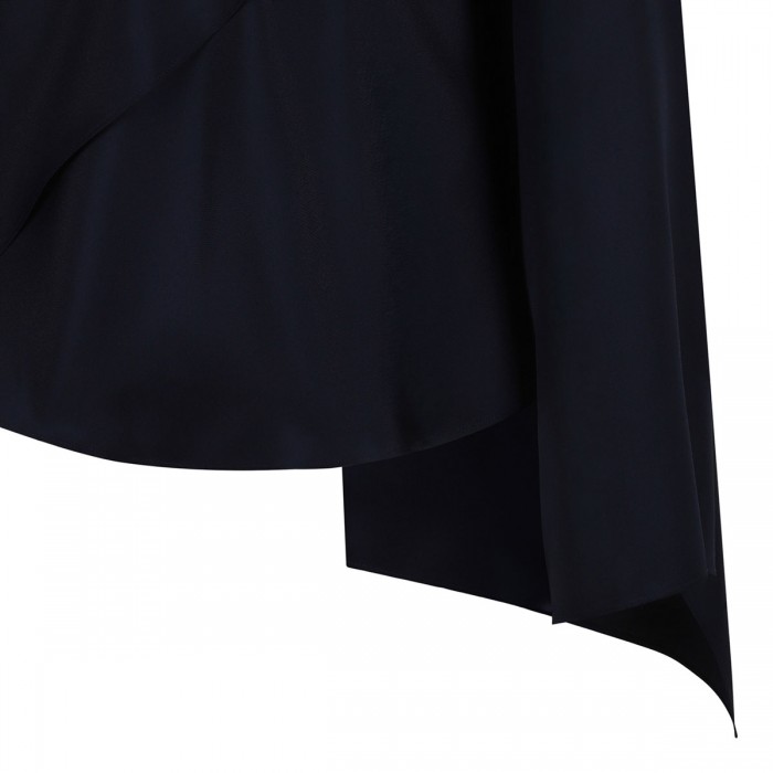 Silk foulard top