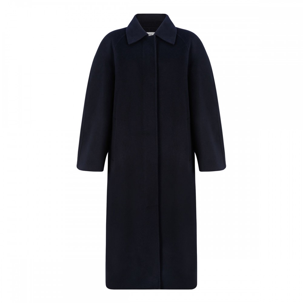 Double-faced wool padded coat