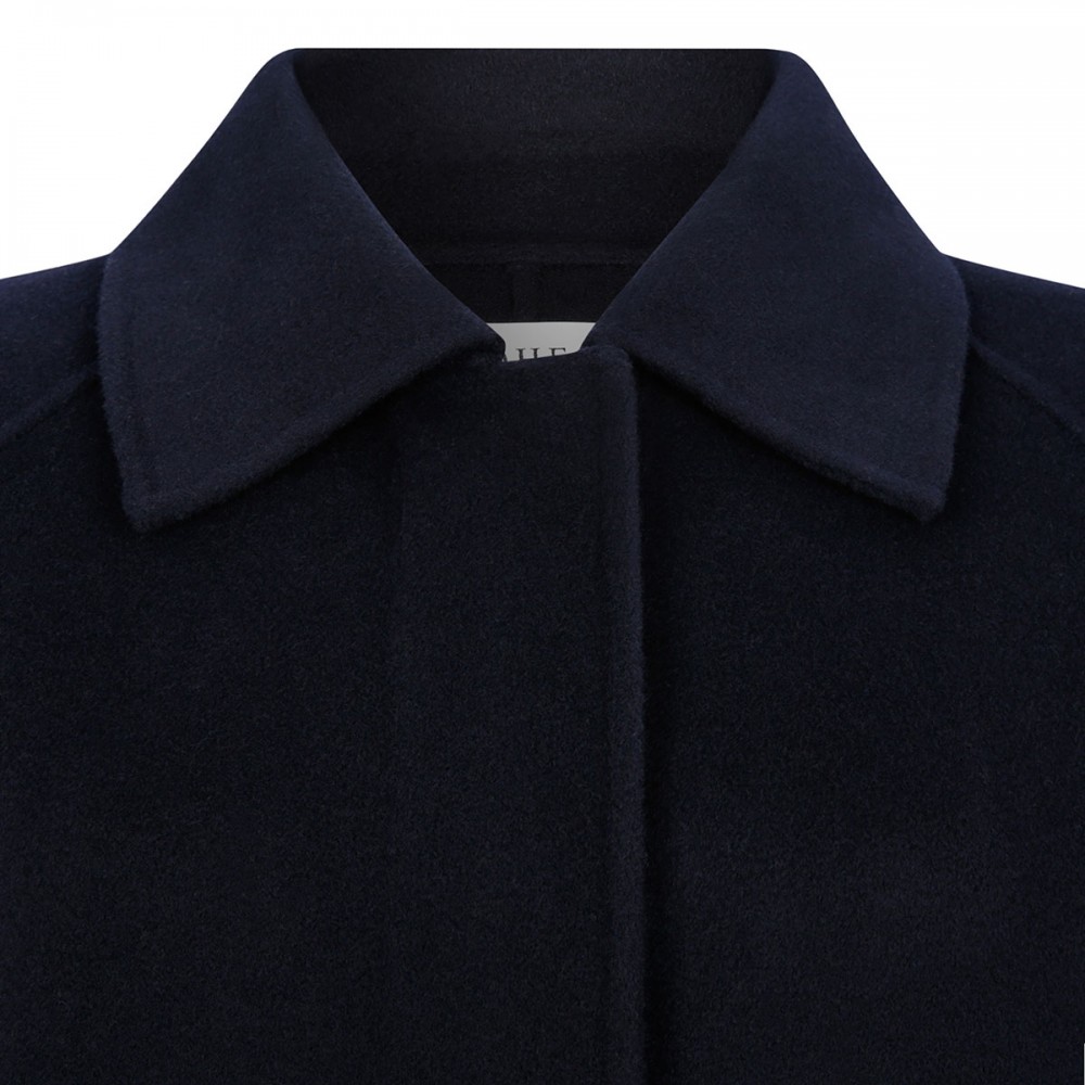 Double-faced wool padded coat