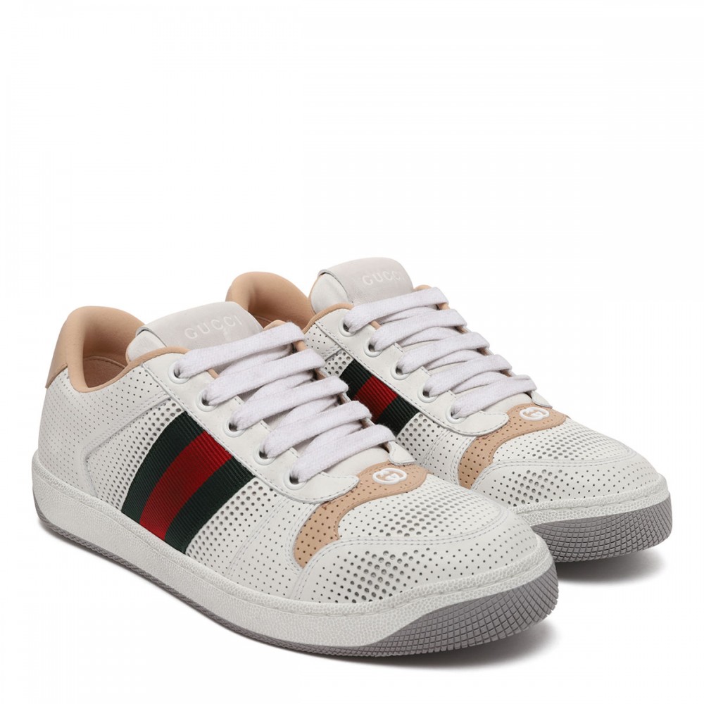Screener leather sneakers