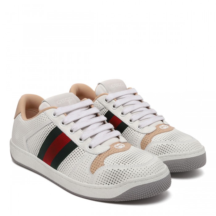 Screener leather sneakers