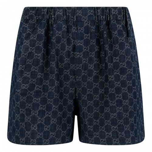 GG cotton denim jacquard...