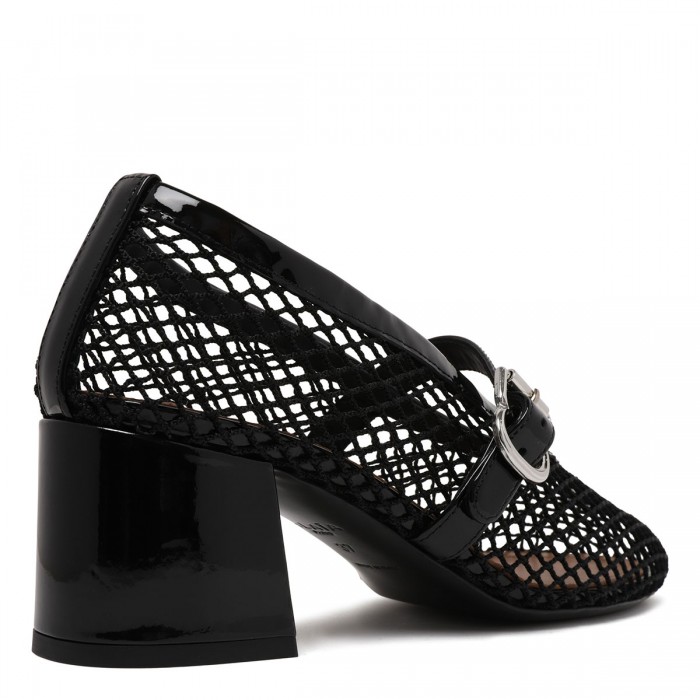 Fishnet 55 Mary Jane pumps
