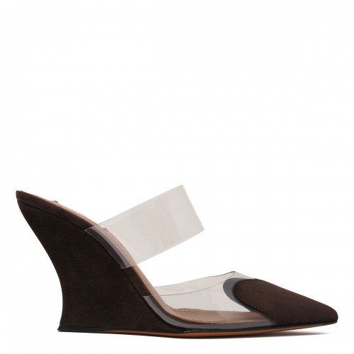 Le cœur 90 wedge mules