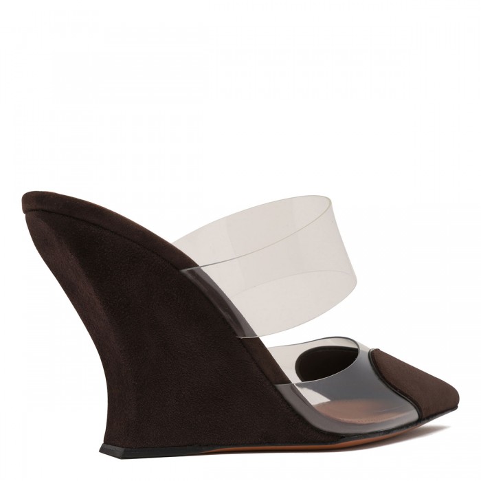 Le cœur 90 wedge mules