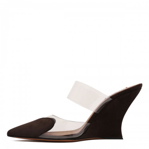 Le cœur 90 wedge mules 2