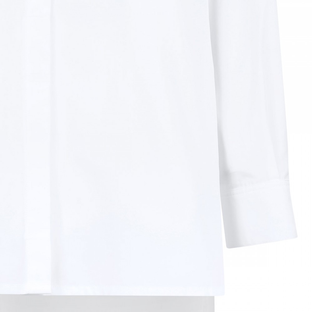 Asymmetric cotton shirt