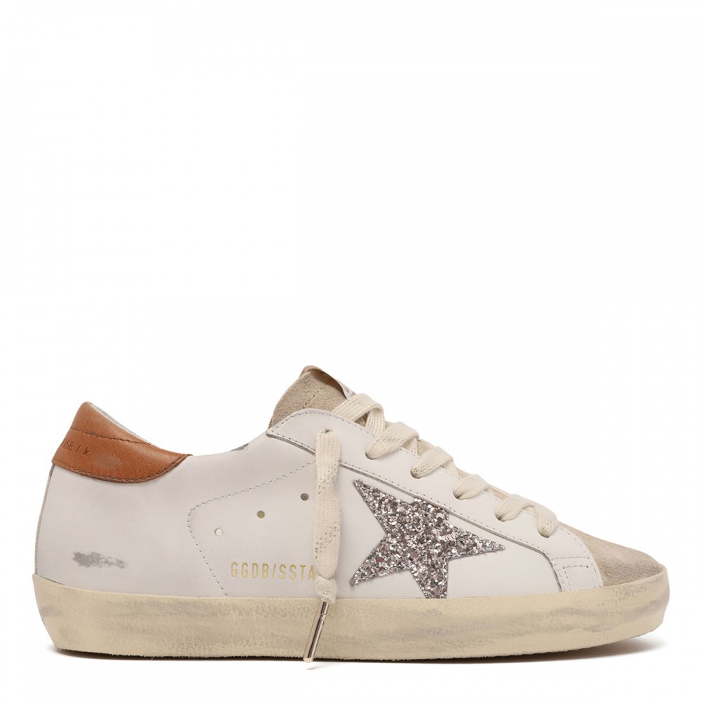 SuperStar sneakers with glittery star