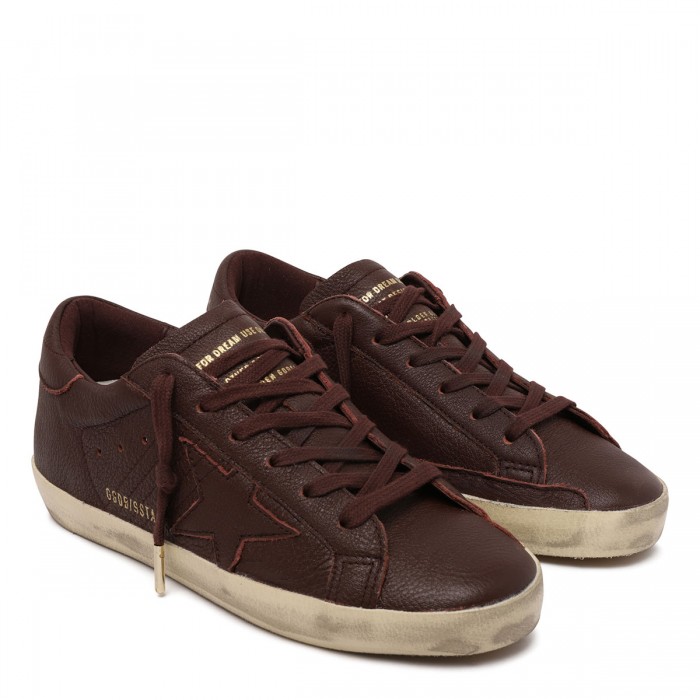 SuperStar pebbled leather sneakers
