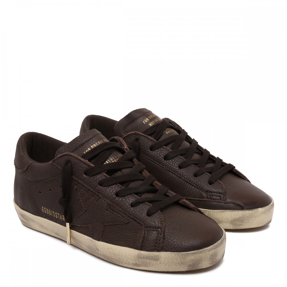 SuperStar pebbled leather sneakers