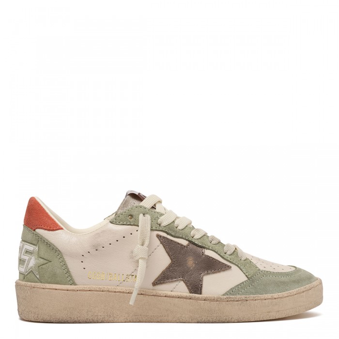 BallStar nappa and suede sneakers