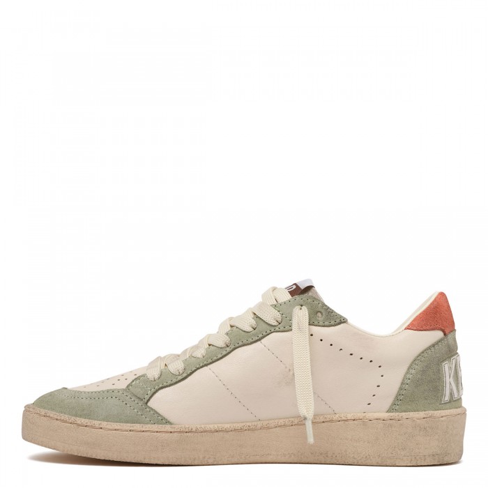 BallStar nappa and suede sneakers