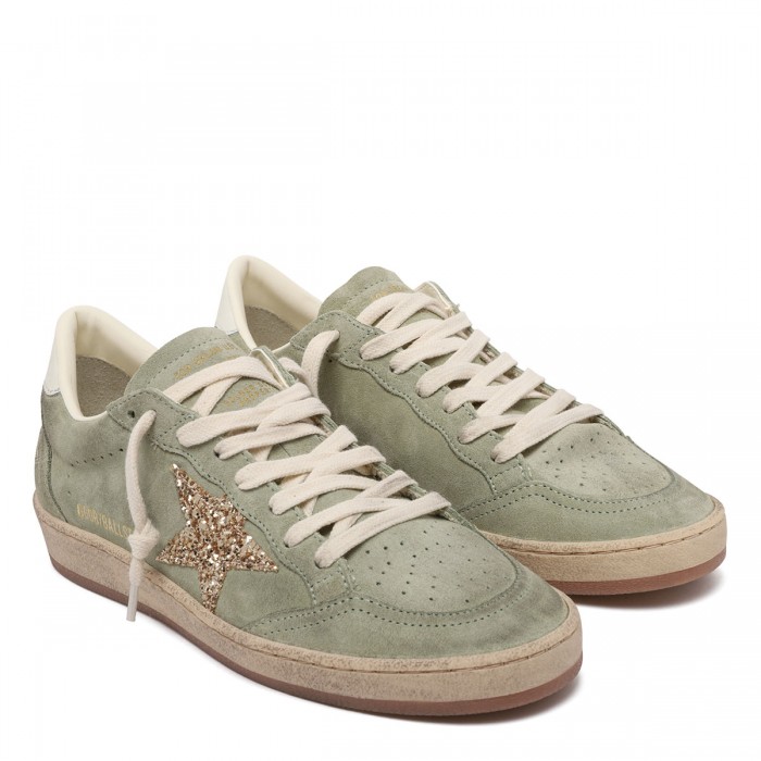 BallStar suede sneakers with glittery star