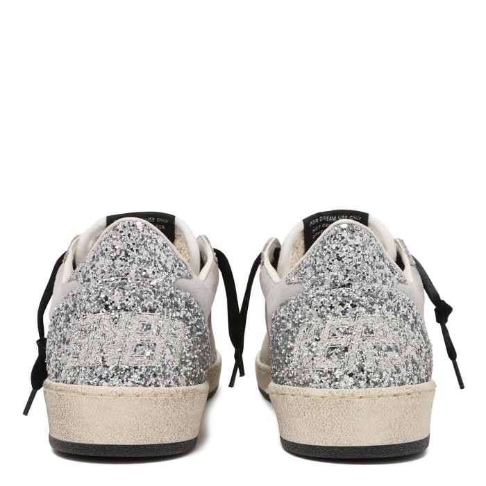 BallStar glittery and suede sneakers