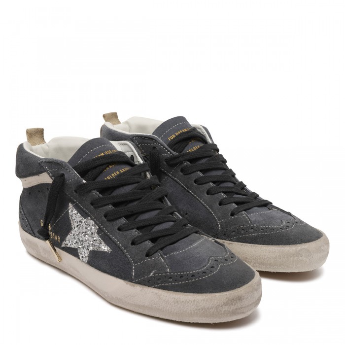 MidStar suede sneakers with glittery star