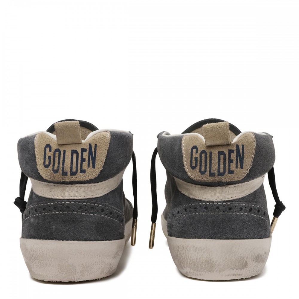 MidStar suede sneakers with glittery...