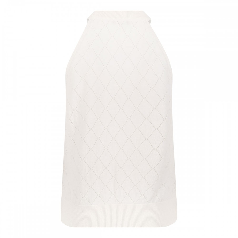 Sleeveless knit top