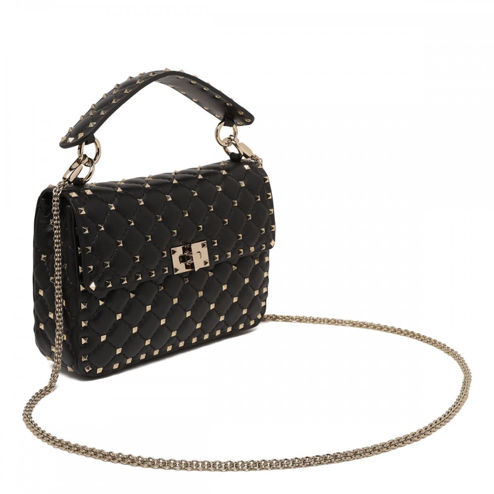 Rockstud spike medium shoulder bag