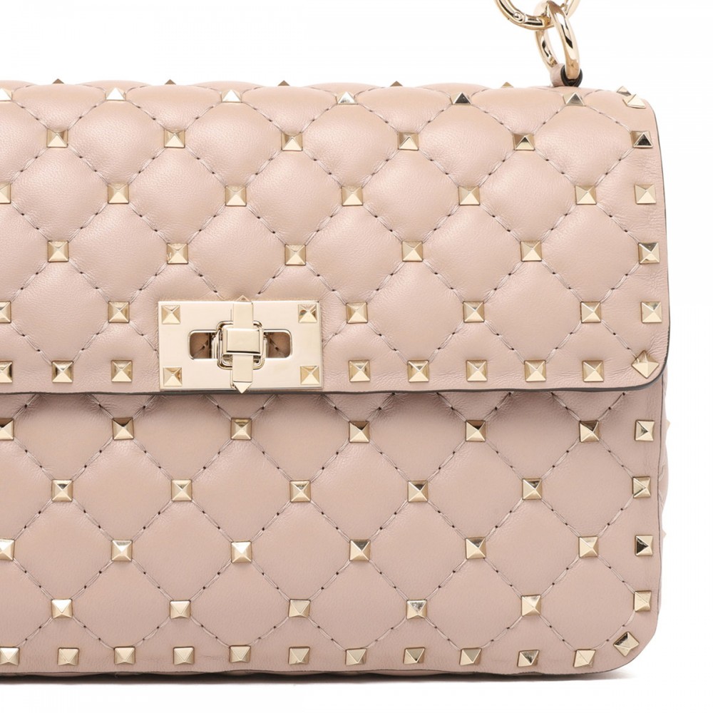 Rockstud spike medium shoulder bag