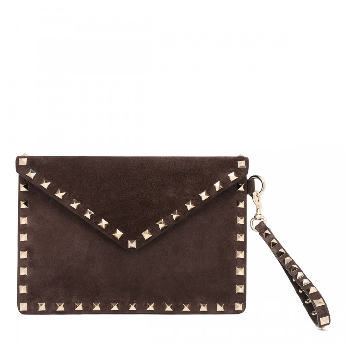 Rockstud flat pouch