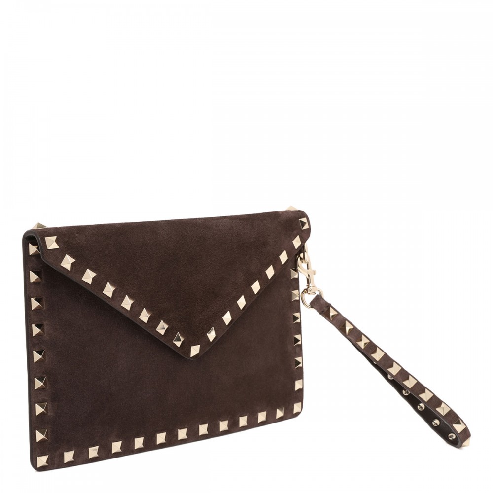 Rockstud flat pouch