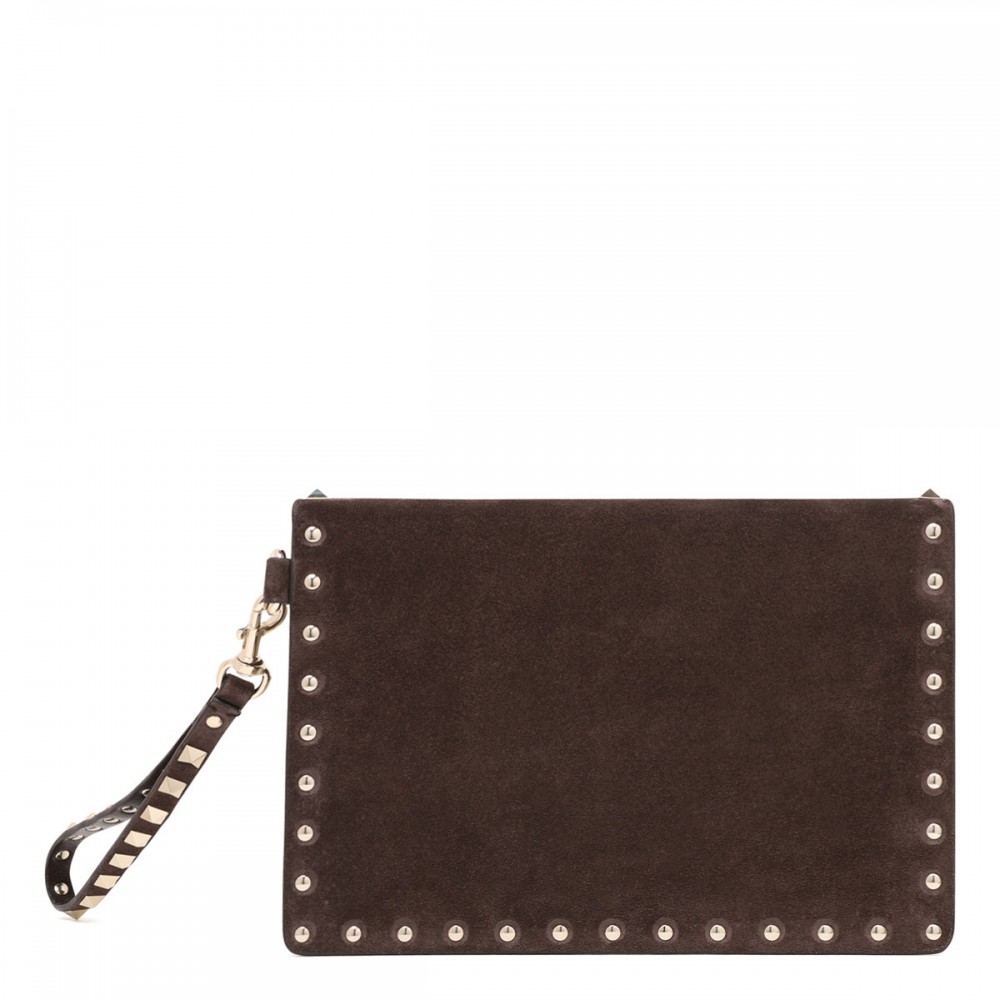 Rockstud flat pouch