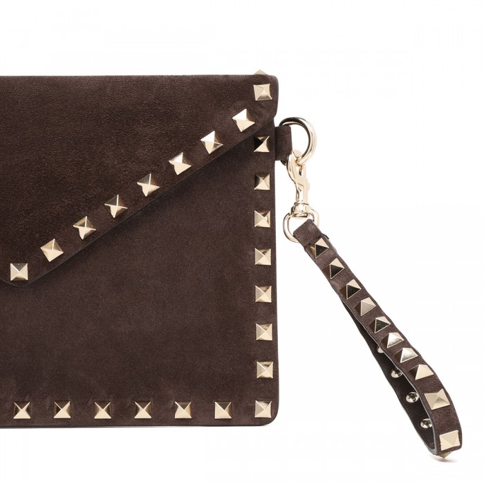 Rockstud flat pouch