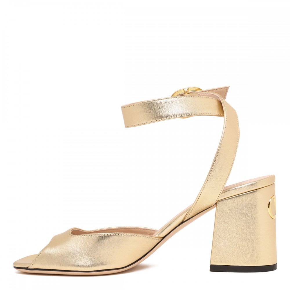 Fawcette 75 metallic sandals