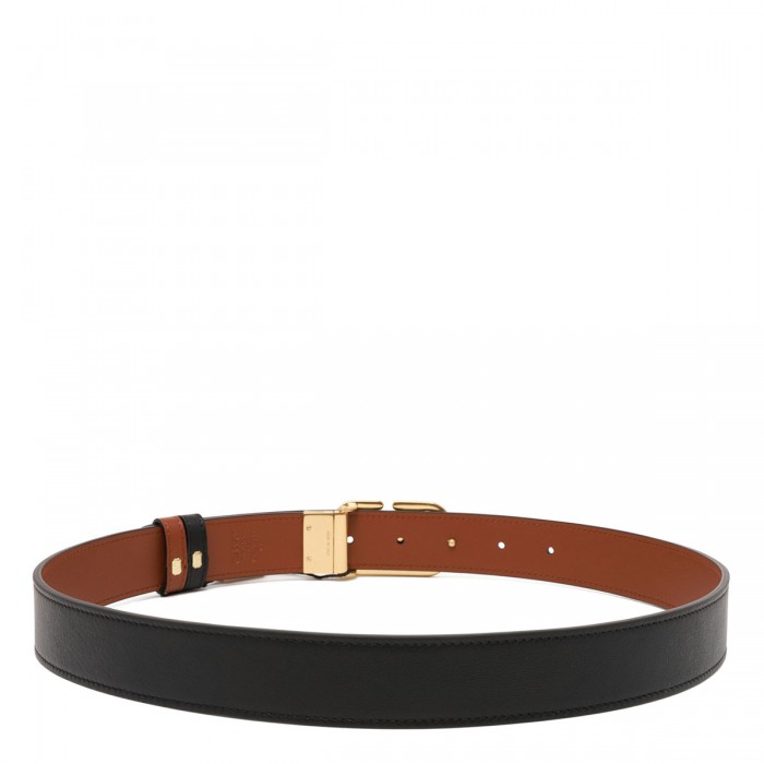 Vlogo signature reversible belt