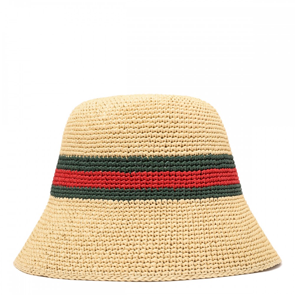 Woven bucket hat with Web