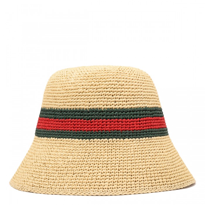 Woven bucket hat with Web