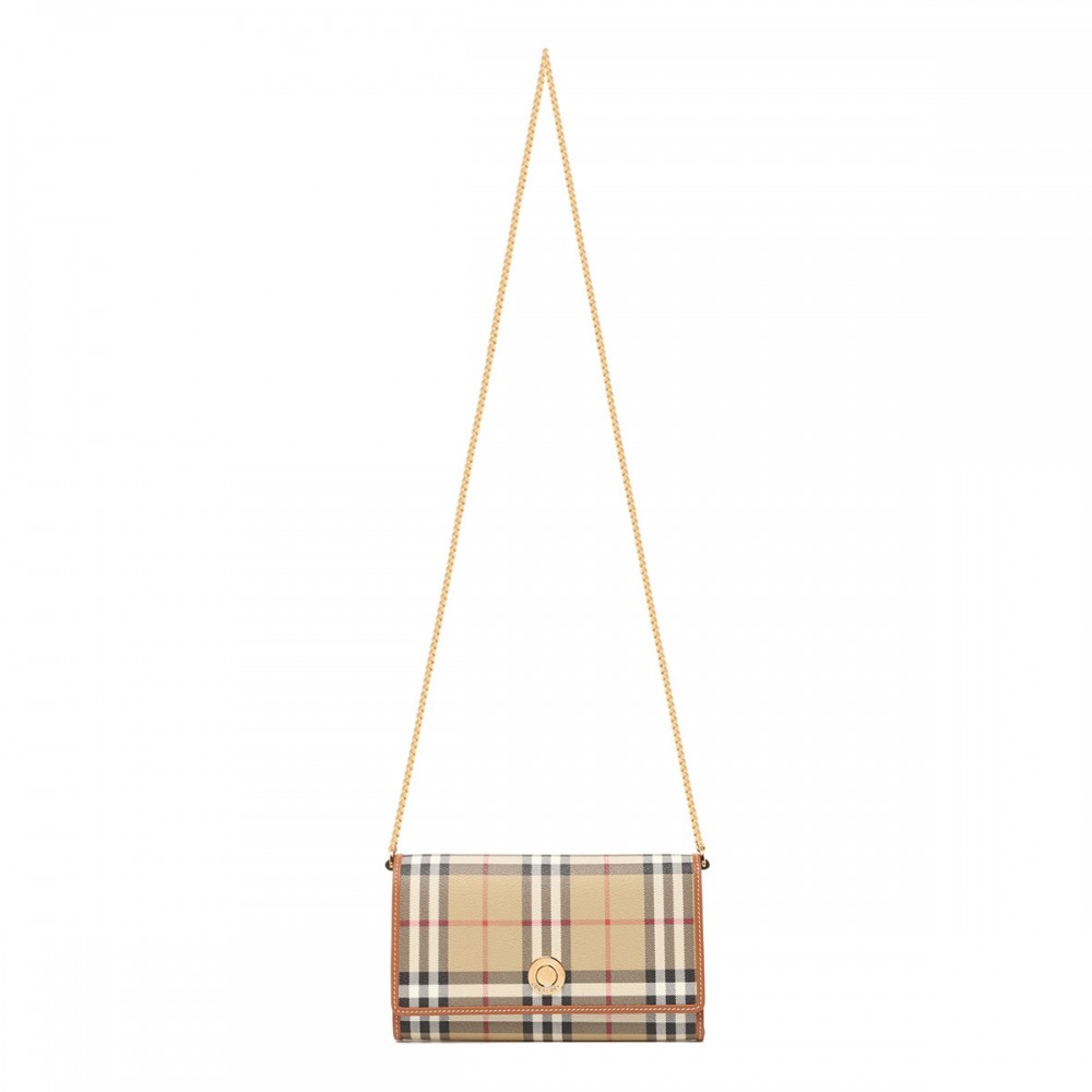 Check chain strap wallet