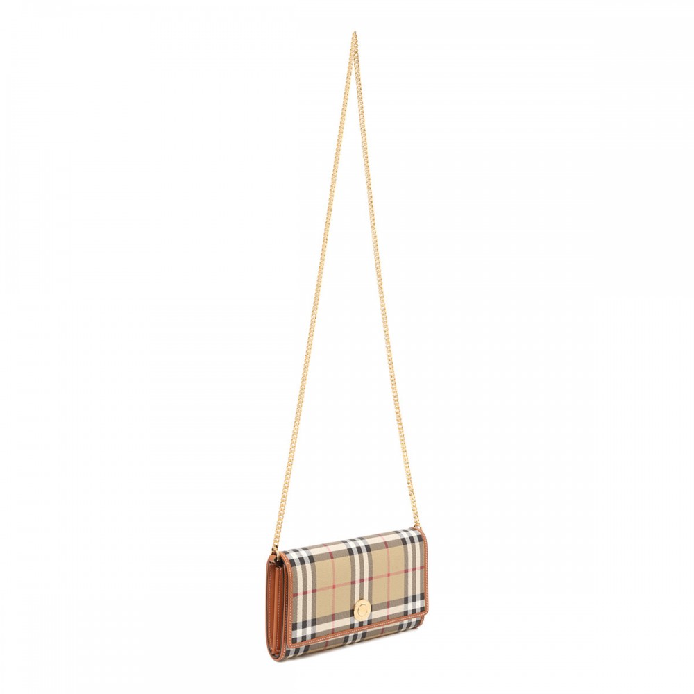 Check chain strap wallet