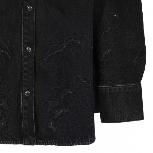 Denim broderie anglaise shirt 2