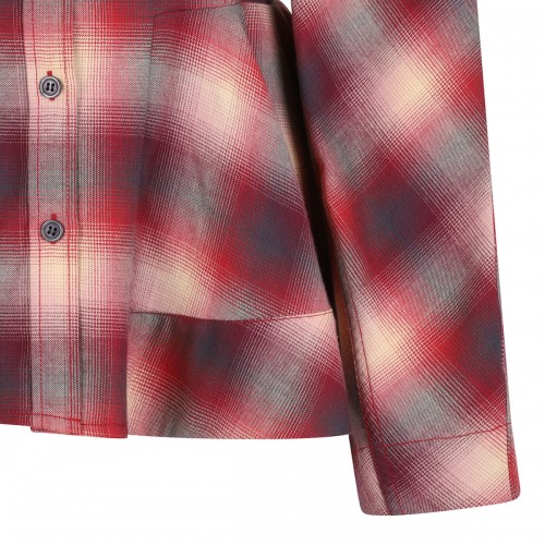 Red check flannel shirt 2