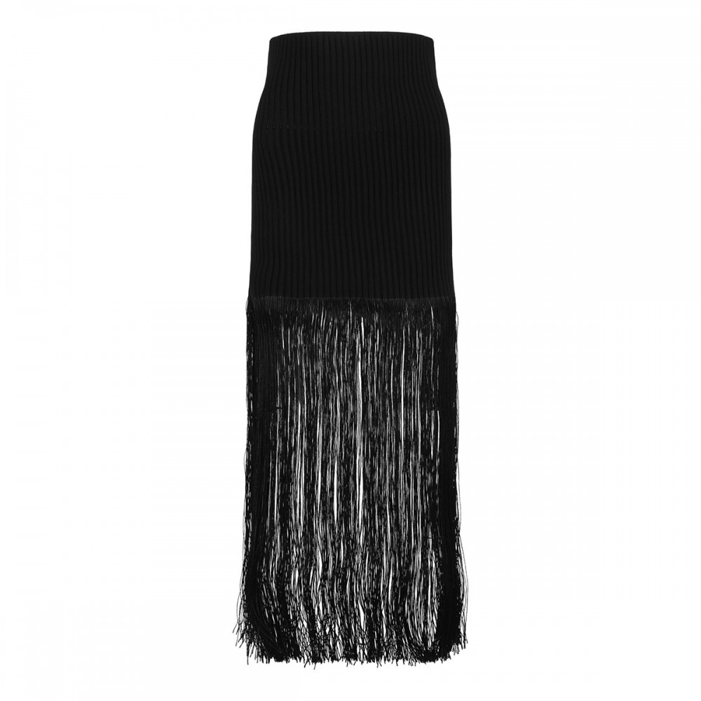 Fringed tube skirt