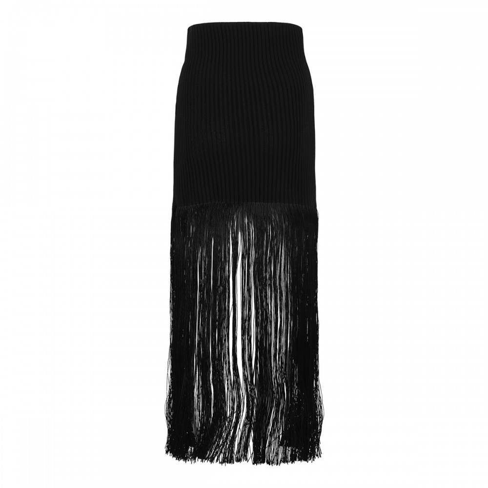 Fringed tube skirt