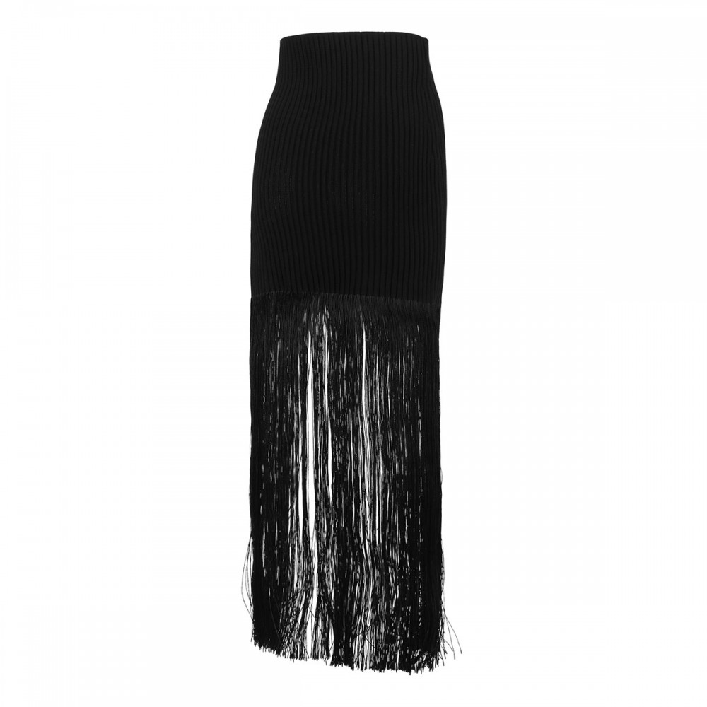 Fringed tube skirt