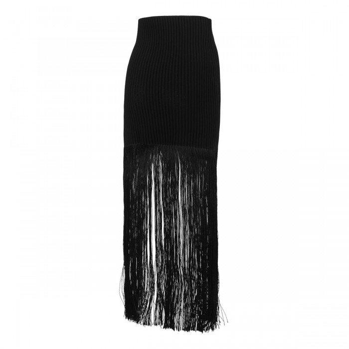 Fringed tube skirt
