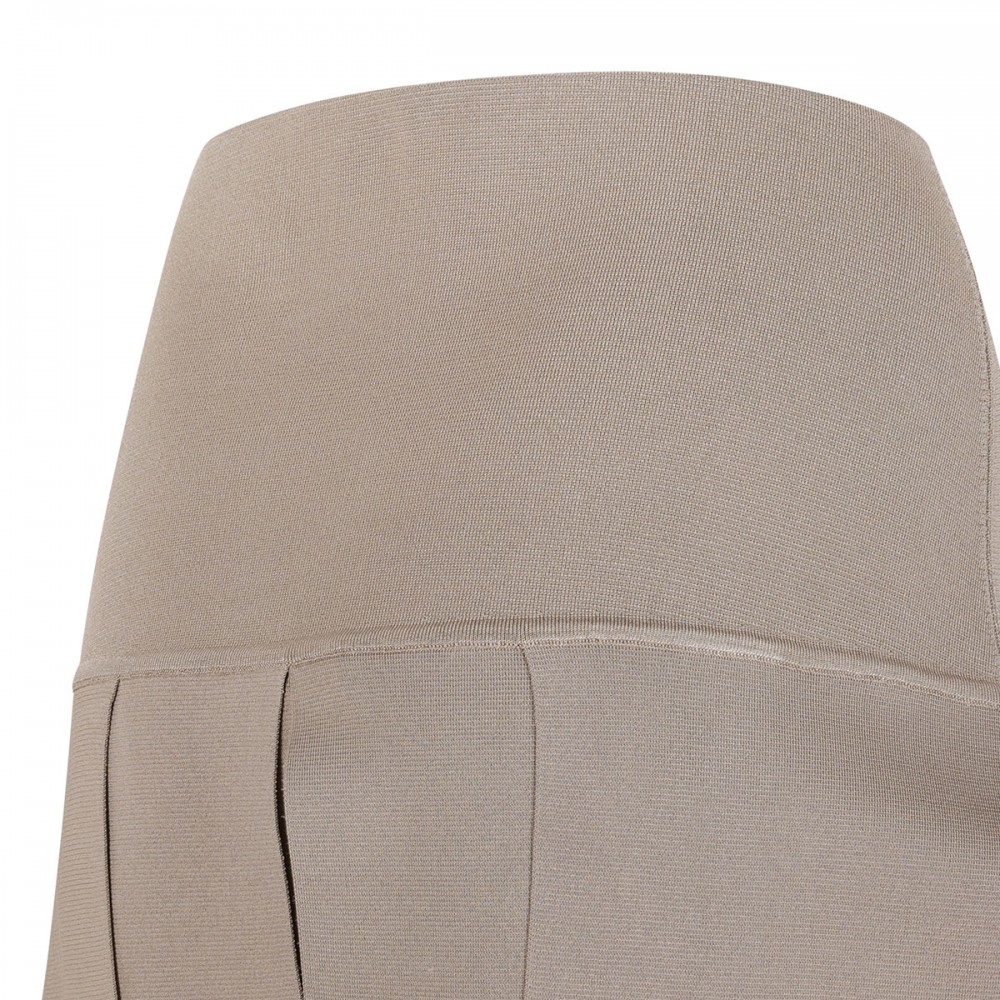 Pleated midi skirt