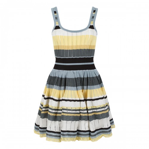 Multicolor crinoline dress