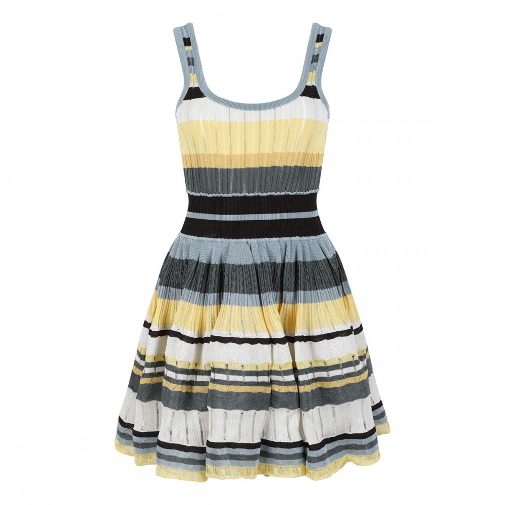 Multicolor crinoline dress