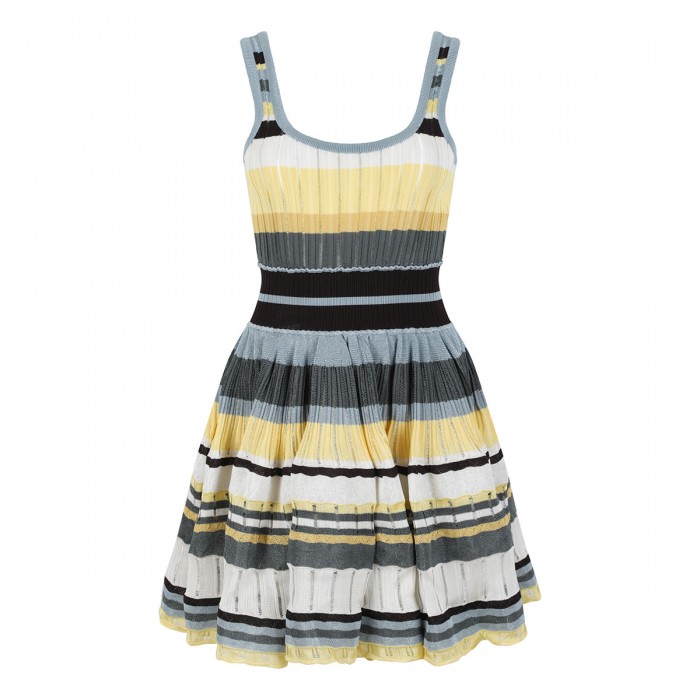 Multicolor crinoline dress