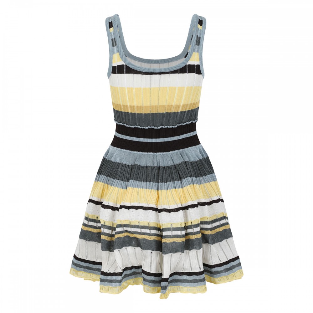 Multicolor crinoline dress